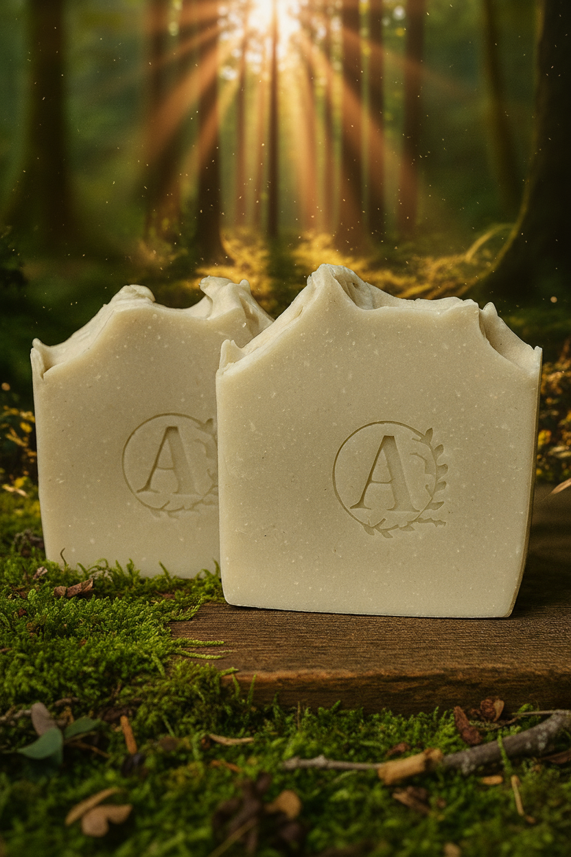 Forest Shea Butter Soap - Eye-catching background