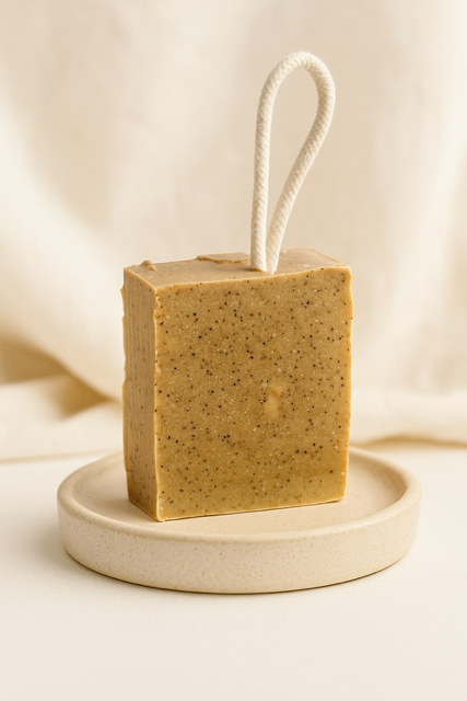 Tallow Coffee Cashmere Wood Soap