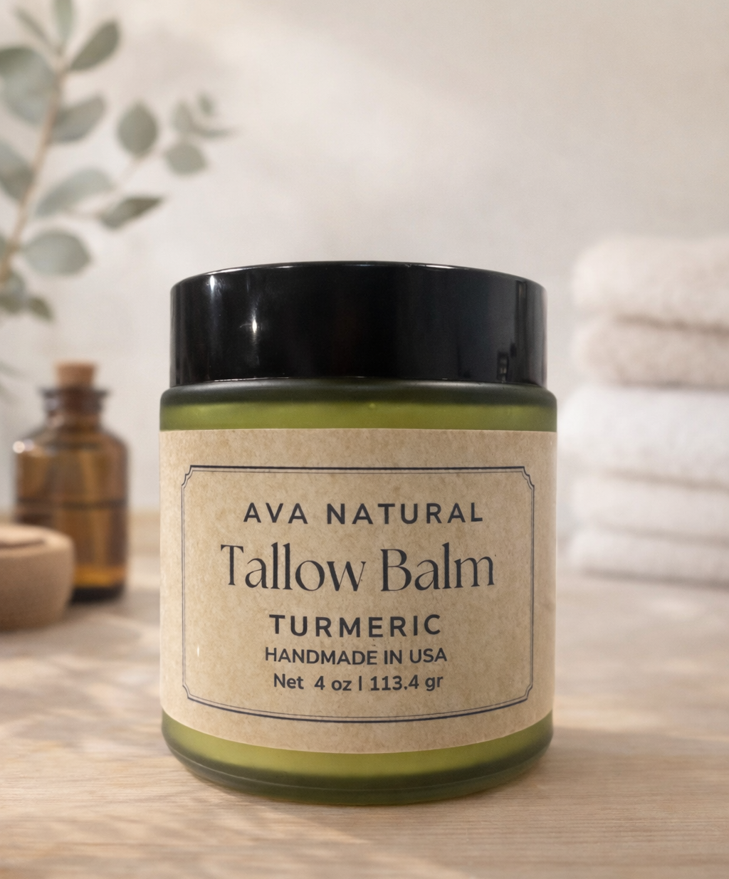 Tallow Infused Botanical-Turmeric Balm