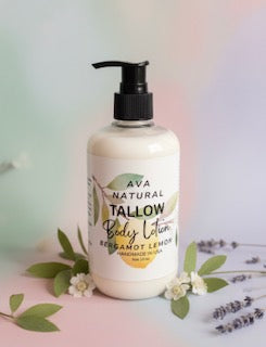 Hand & Body lotion Tallow-Bergamot Lemon